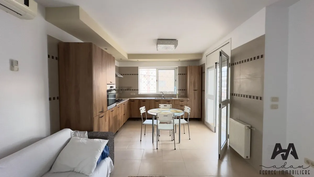  Etage de villa meublé S+2 à AFH1, Neapolis, Nabeul. 