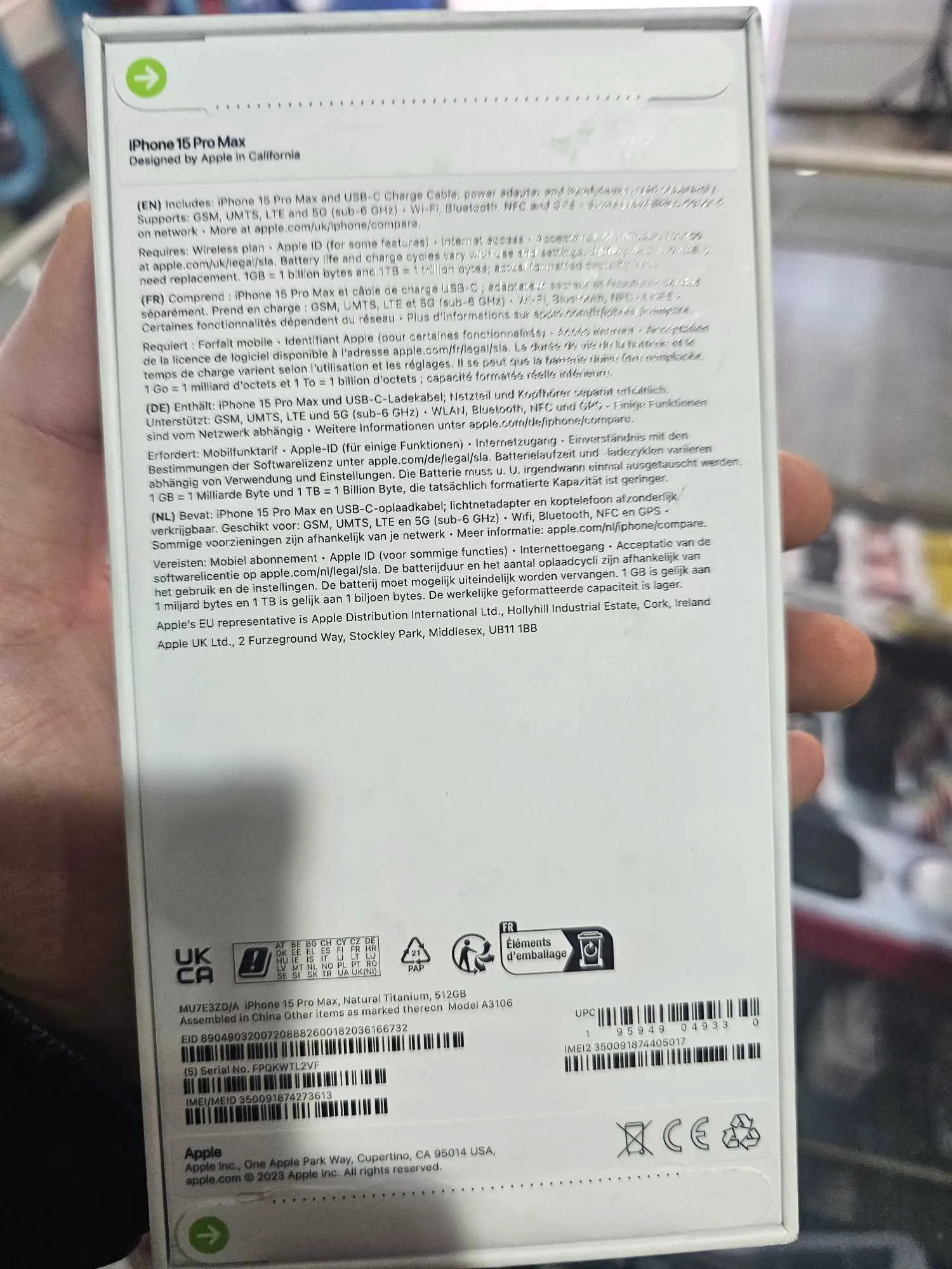  iPhone 15 pro max 512gb natural à Tataouine - Photo 3