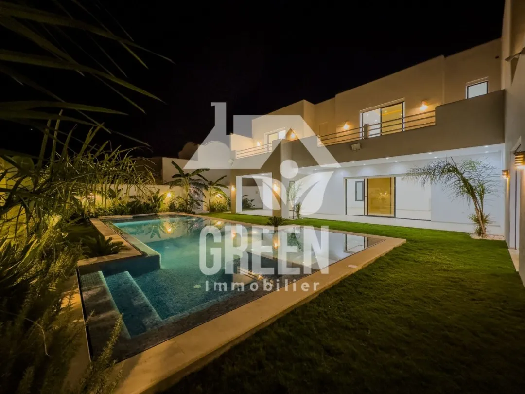  Une villa toute neuve avec piscine à vendre à Hammamet Sud 51355351 