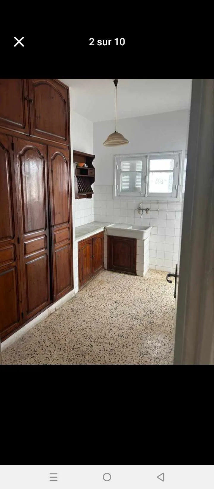  un appartement s+2 au 3éme étage(sans ascenseur)a louer situé a bardo cité errawdha en face station rfr 