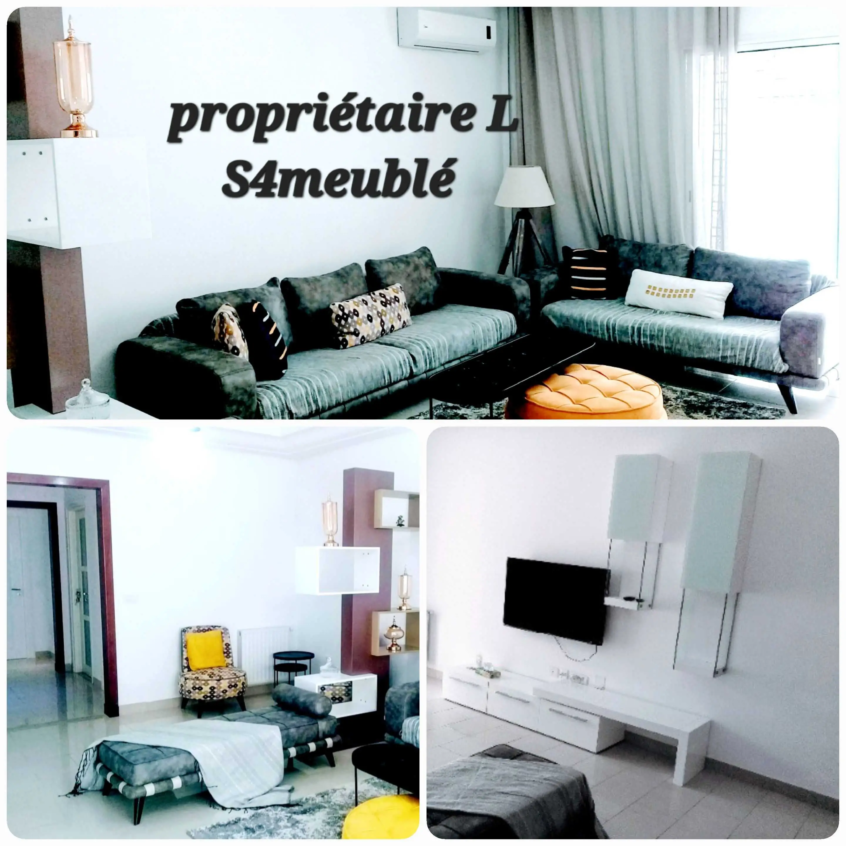  S4 MEUBLÉ PROCHE LAC2 POUR ÉTRANGER À L'ANNÉE à Tunis - Photo 2