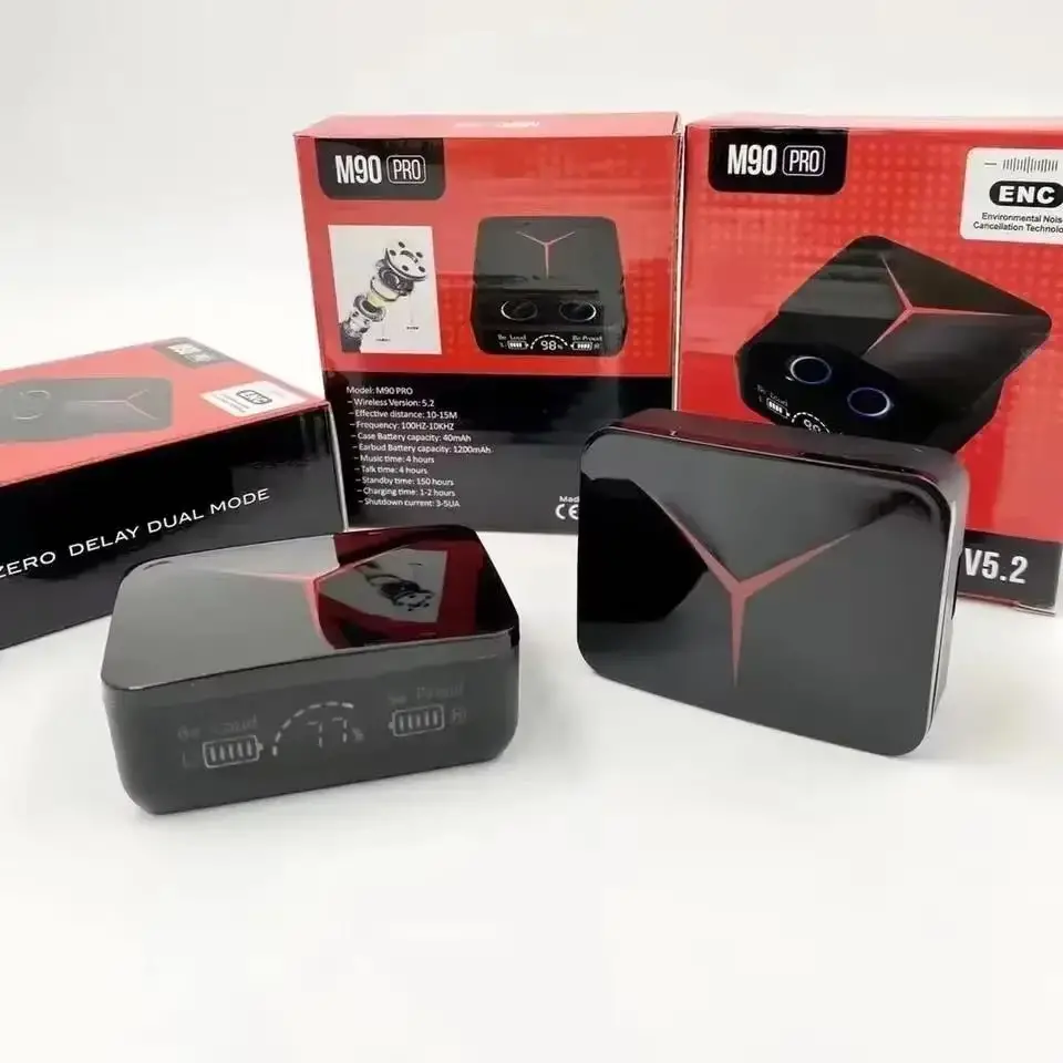  Ècouteurs sans fil M90 Pro - Kit ENC Gaming - 5.2V Bluetooth - Au Meilleur Prix en Tunisie à Manouba - Photo 3