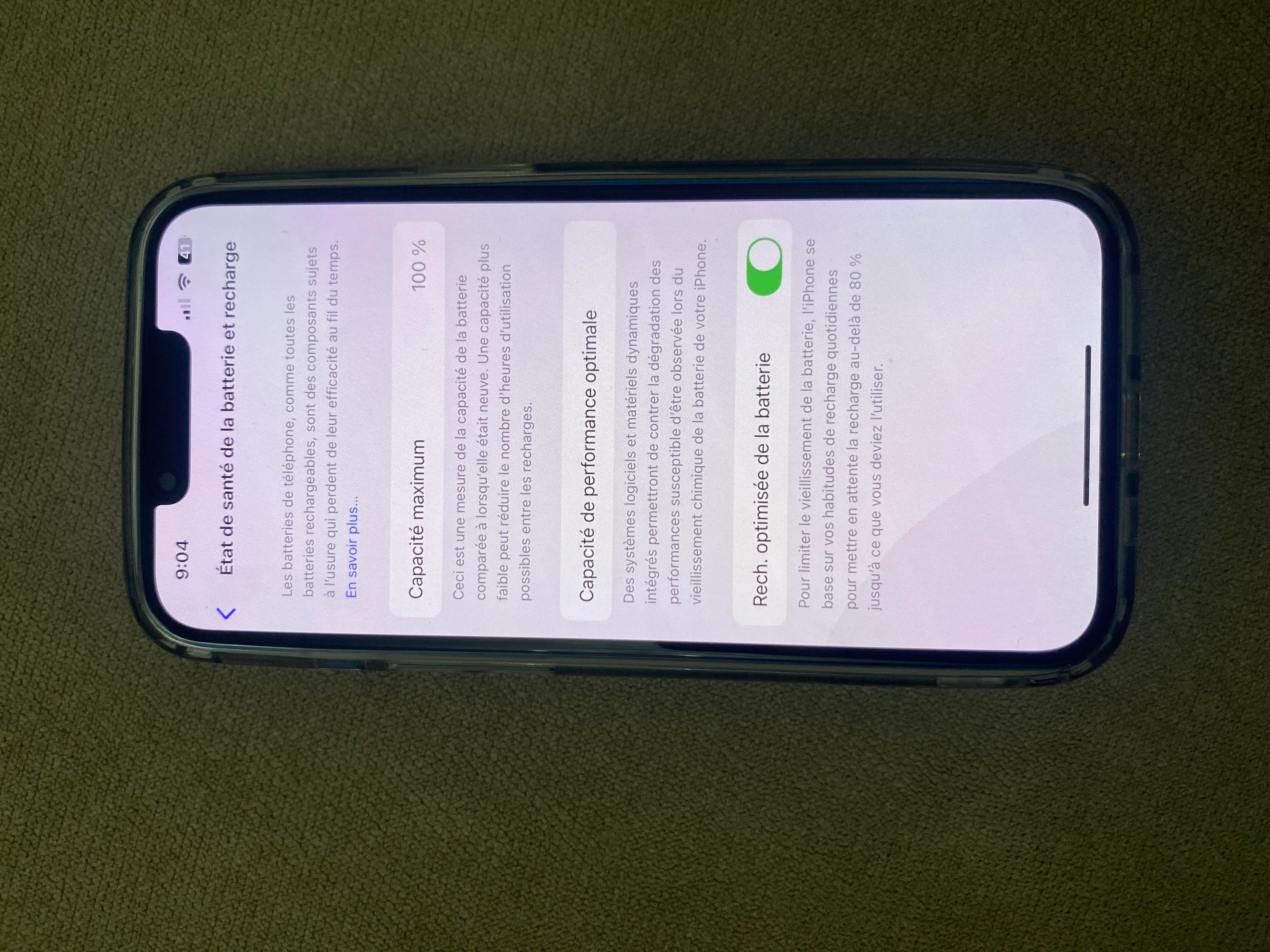  Iphone13 neuf etat batterie 100% à Tunis - Photo 3