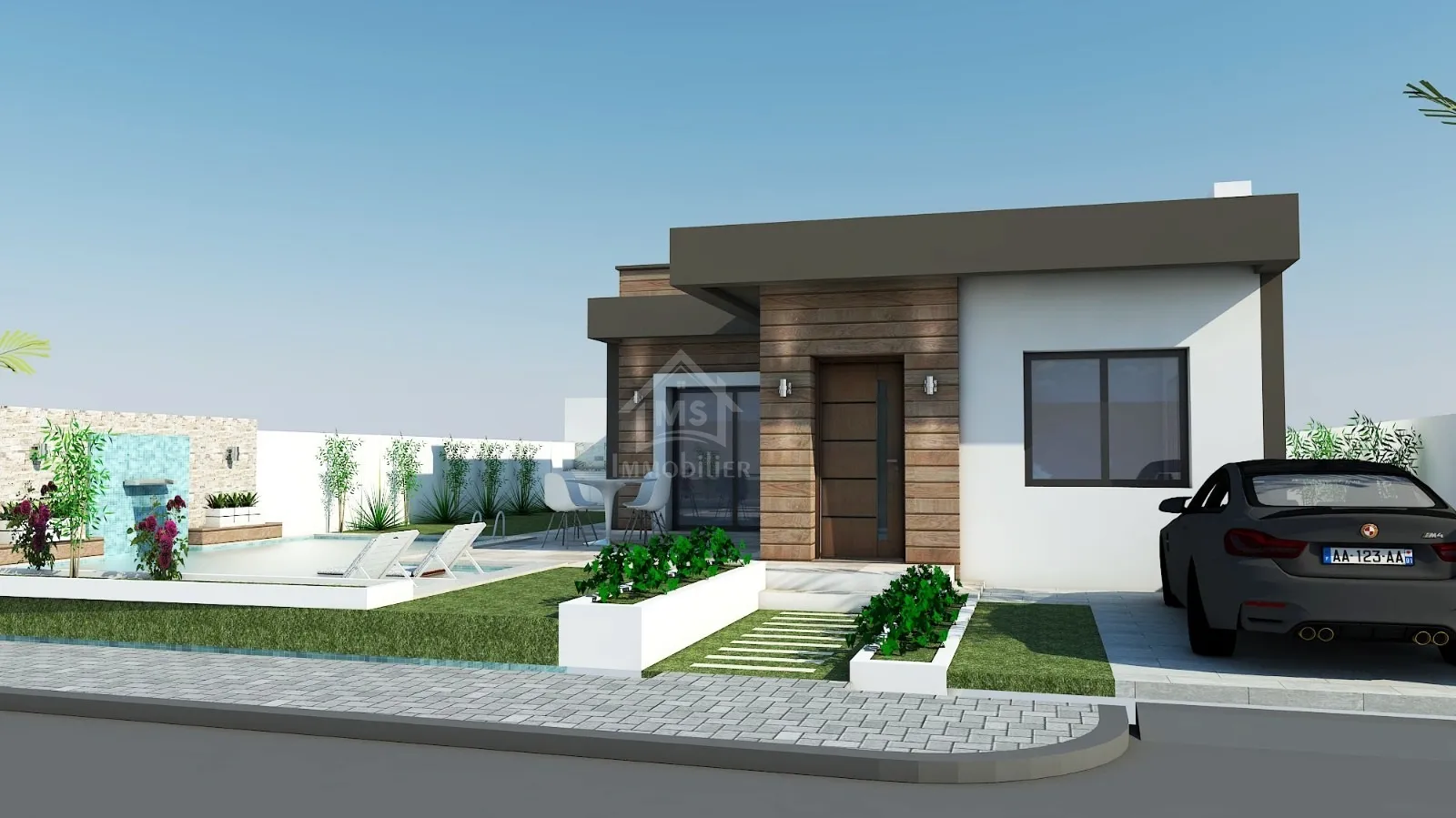  Villa sur plan avec piscine à vendre à Hammamet Sud 51355351 à Nabeul - Photo 3