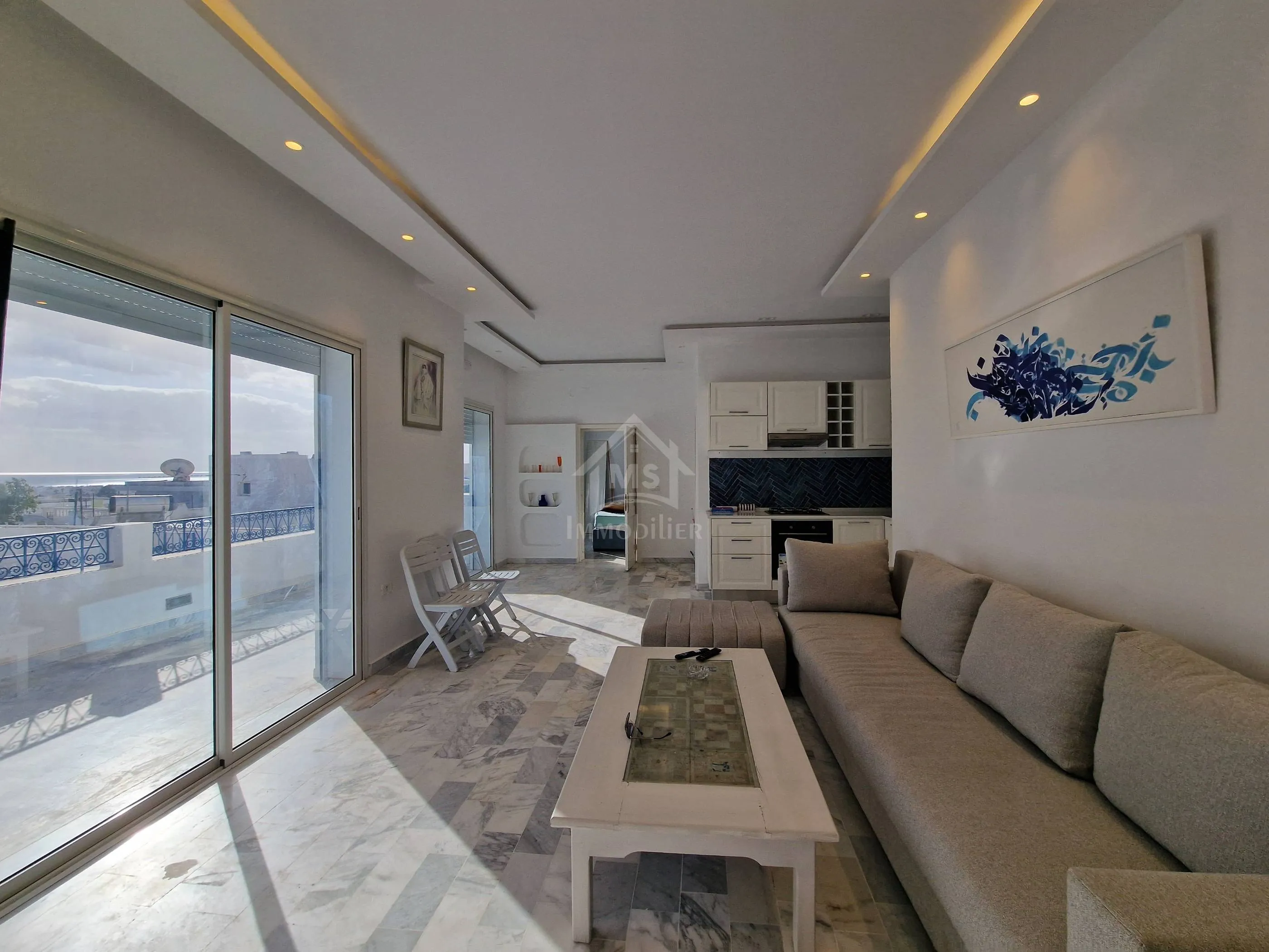  Appartement S+1 avec vue de mer à Hammamet à vendre 51355351 à Nabeul - Photo 3