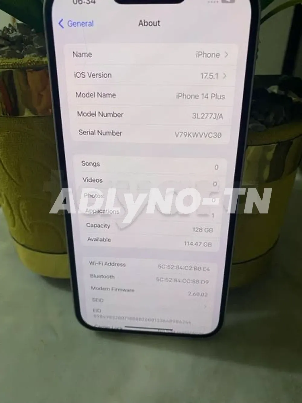 iPhone 14 plus 128 gb batterie 100% à Tunis - Photo 2