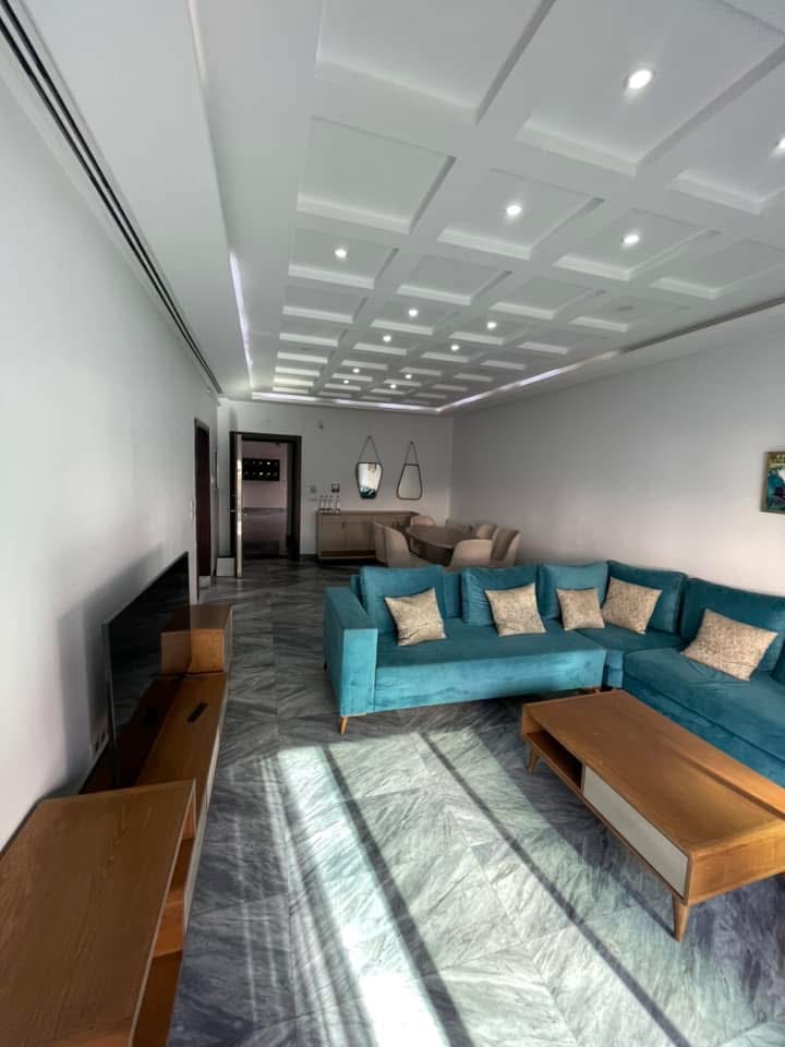  Location Jusqu'à Juin : Appartement S+2 Haut Standing à AFH Mrezga, Nabeul 