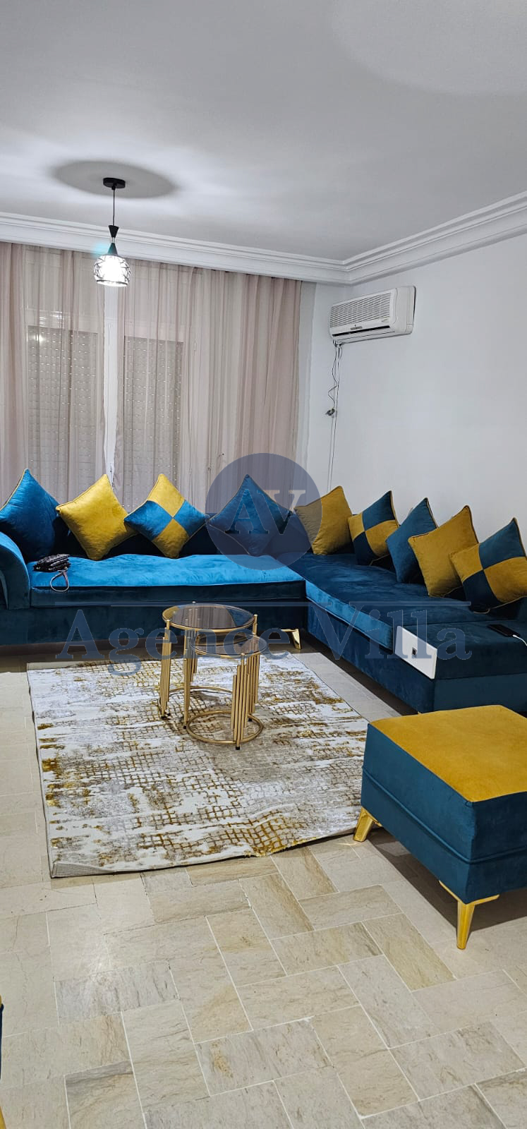  Appart s+3 situé à manar 2 meublé 