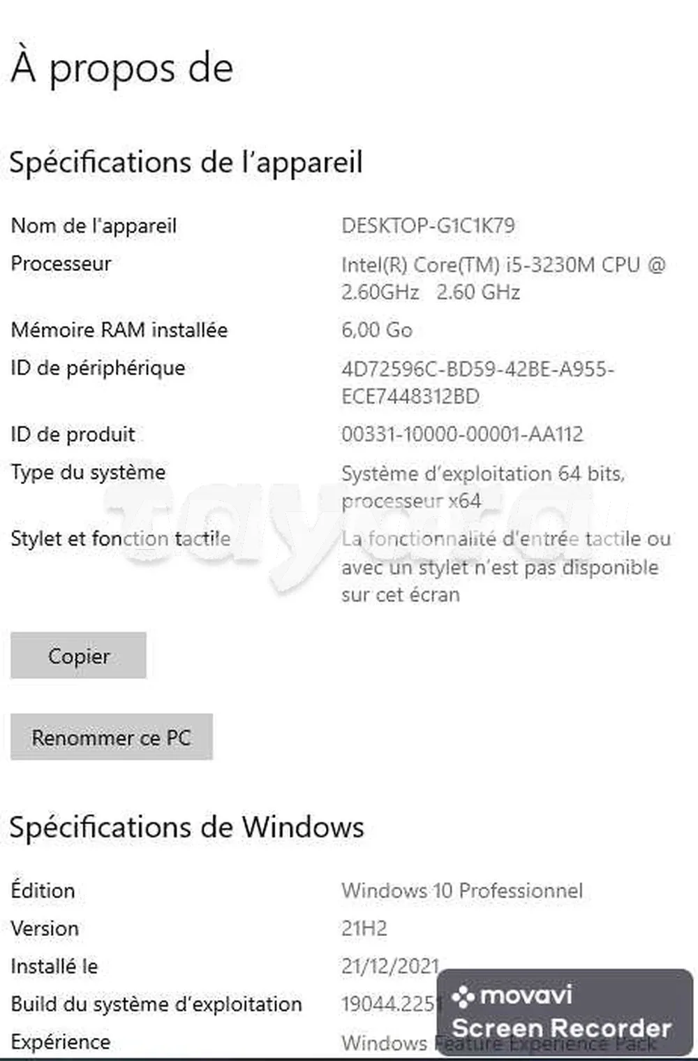  pc Dell I5-1235U /Ram 32 Go 