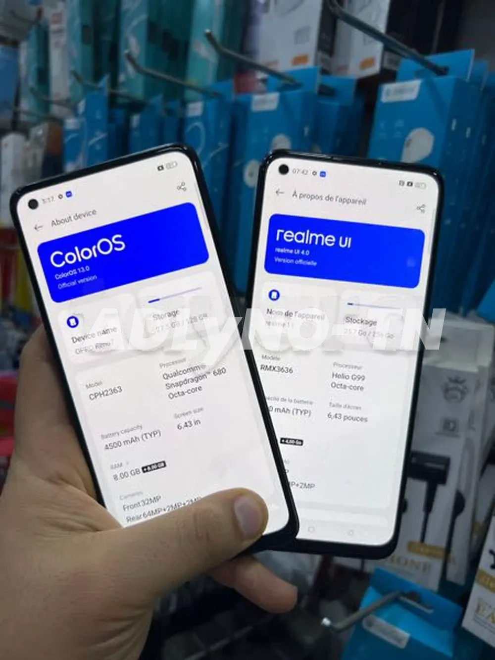 ?PROMO RENTRÉ SCOLAIRE?Oppo Reno 7 5G/Oppo Realme 11 5G/Oppo A56S 5G 128GB/12Ram 2024 européen snap dragon jamais utilisé enregistré sur le réseau tunisien Garentie 2026 à Monastir - Photo 2