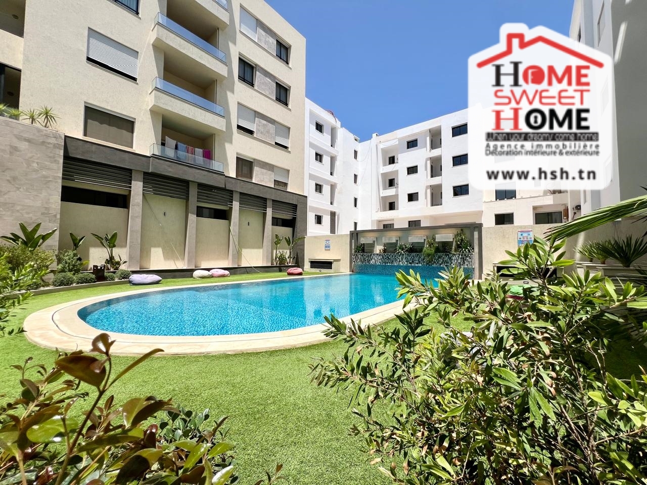  A louer appartement S+2 lieu khzema 