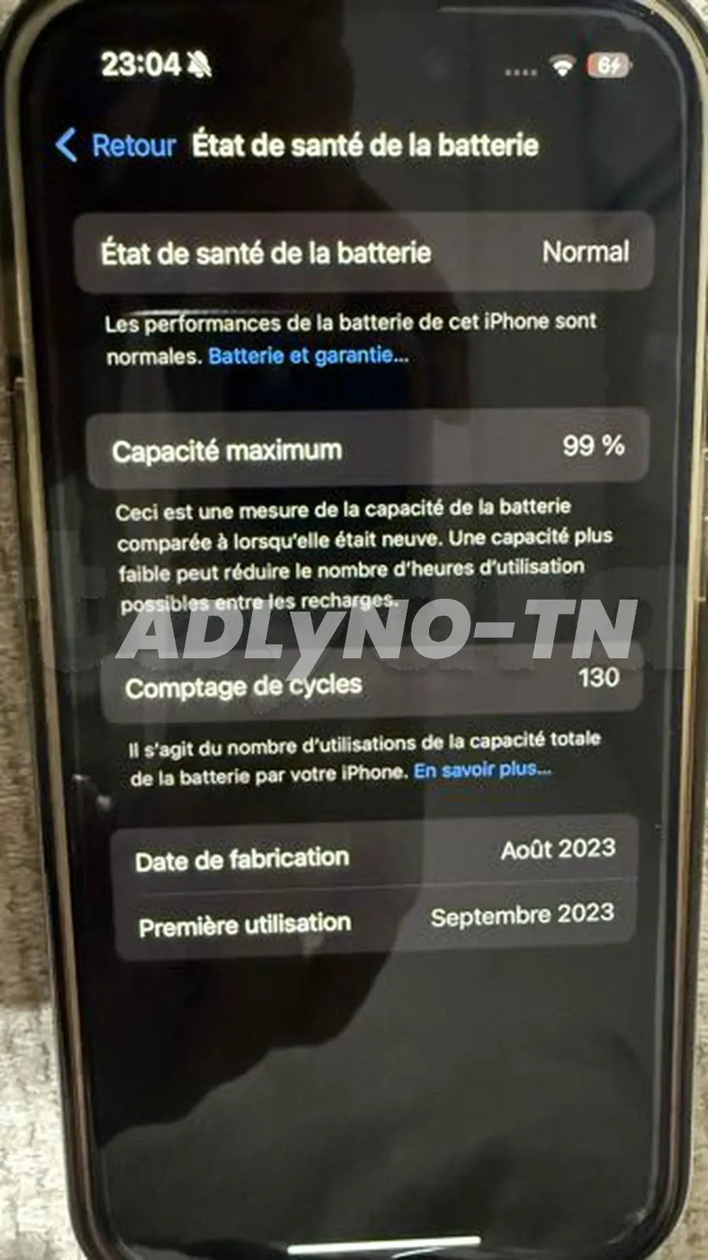 iPhone 15 pro 256 bleu Titanium à Ariana - Photo 1