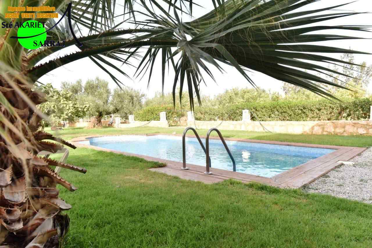 Location villa avec piscine à Hammamet Nord