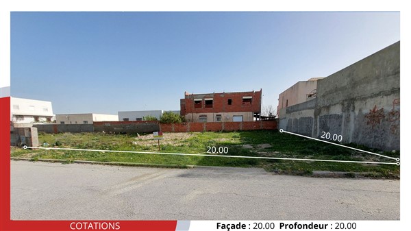    Terrain de 400m2 à 470 d à Nabeul - Photo 1