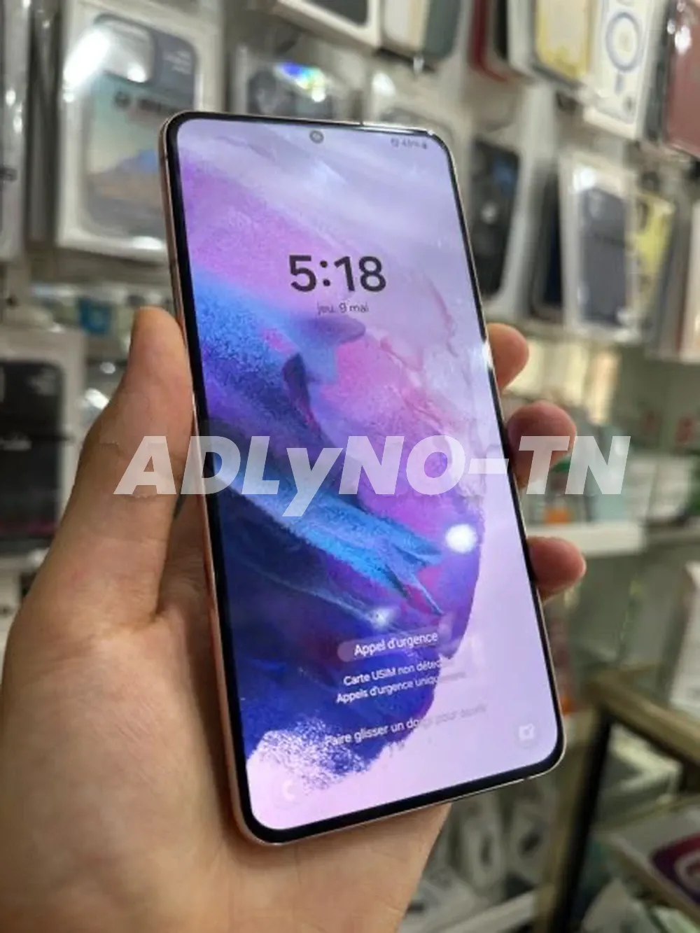 Samsung S21 Plus 5G 256/8g ram snapdragon état neuf aucune rayure jamais réparé tt en marche aucun défaut avec facture et garantie et câble prix 1290dt tel 20172643 à Tunis - Photo 3