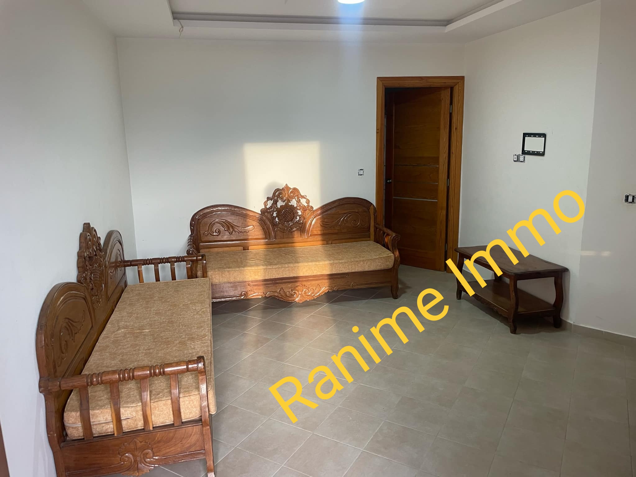 Location Annuelle: S+1 meublé dans une résidence avec piscine à cité el wafa, Nabeul.
