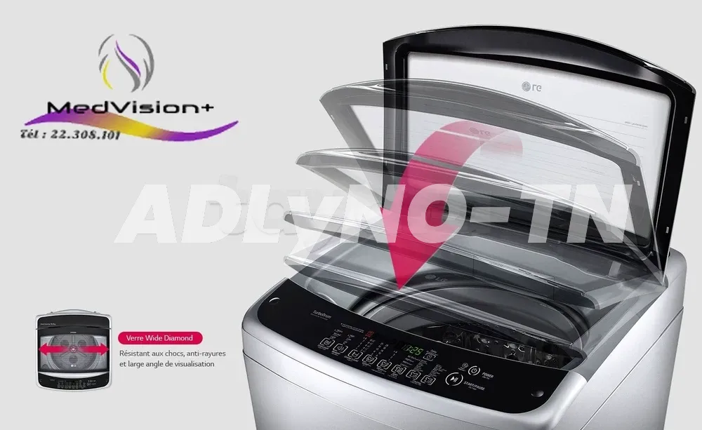 ?Machine a laver LG 13KG -SMART inverter- à Tunis - Photo 8