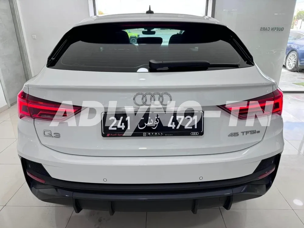AUDI Q3 SLINE SPORTBACK TFSI Hybride rechargeable plugin importée d Allemagne à Tunis - Photo 3
