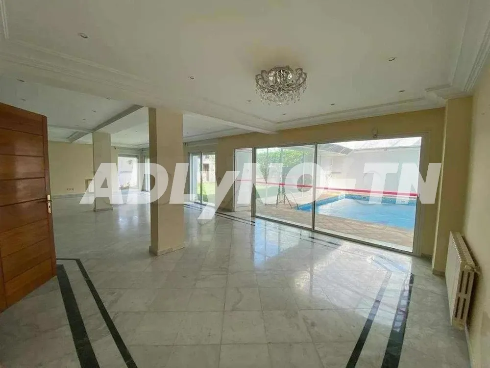 A louer villa usage habitation ou bureautique sup 450 m² à Mutuelle ville à Tunis - Photo 4