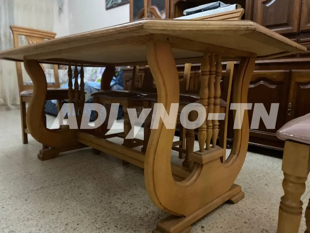 Table à Manger Avec 6 Chaises à Ben Arous - Photo 7