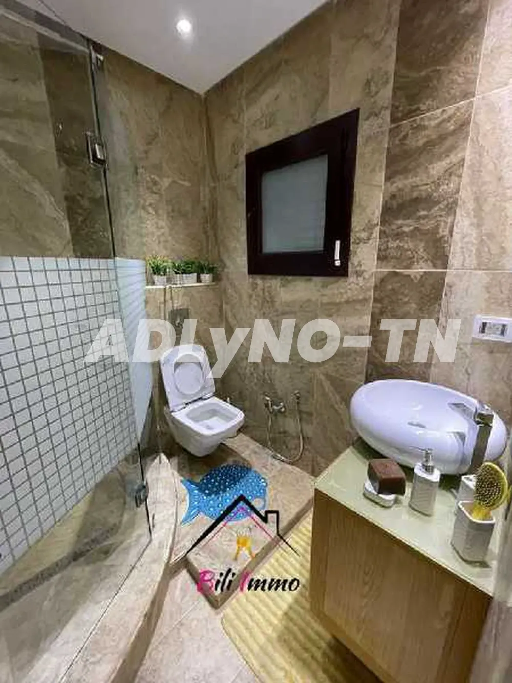 une villa s+3 style américain avec jardin et entrée voiture à sousse - Photo 8