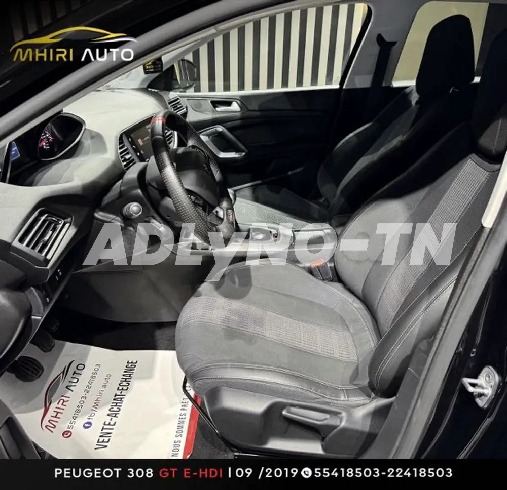 ?PEUGEOT 308 GT E-HDI ? à Ariana - Photo 8