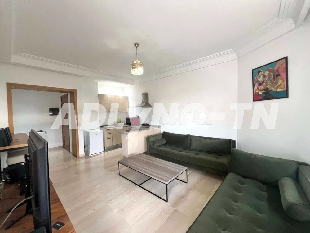 A louer APPARTEMENT S+1 meublé avec balcon à Soukra Parc à Ariana - Photo 5