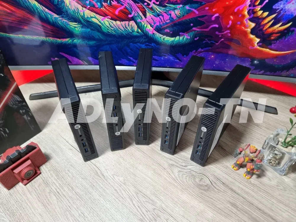 ? Des Unité Mini ? HP EliteDesk 705 G3 ? Importés ? AMD A6-8570E ? 8 Go RAM DDR4 ? 256 Go SSD ? 399 DT ? à sousse - Photo 1