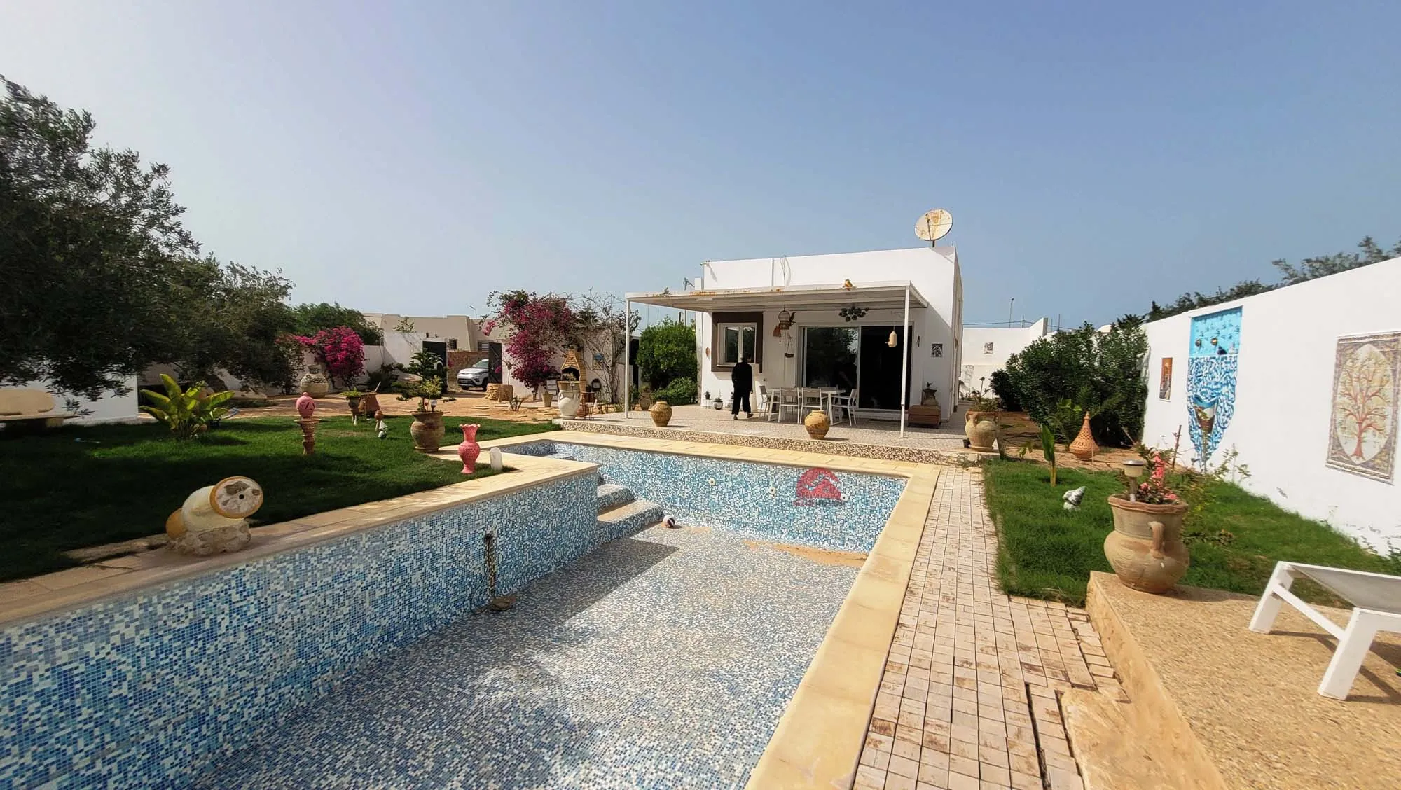 VILLA MEUBLÉE À MELLITA DJERBA ZU - RÉF V678 à Medenine - Photo 2