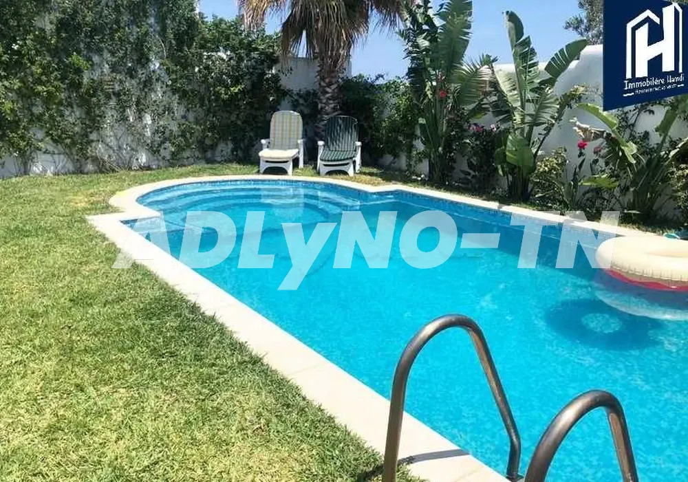 Location villa avec piscine à Hammamet Nord