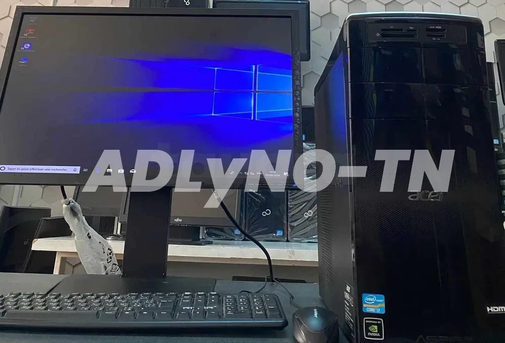 Pc de bureau Acer i7 3 éme gén /8G/écran acer à Tunis - Photo 2
