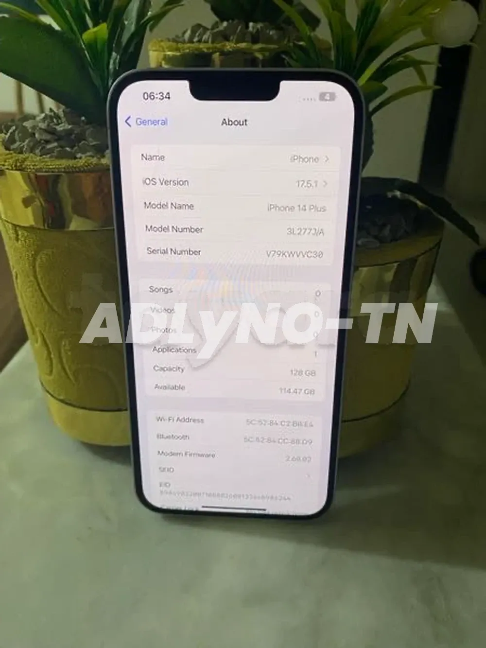 iPhone 14 plus 128 gb batterie 100% à Tunis - Photo 3