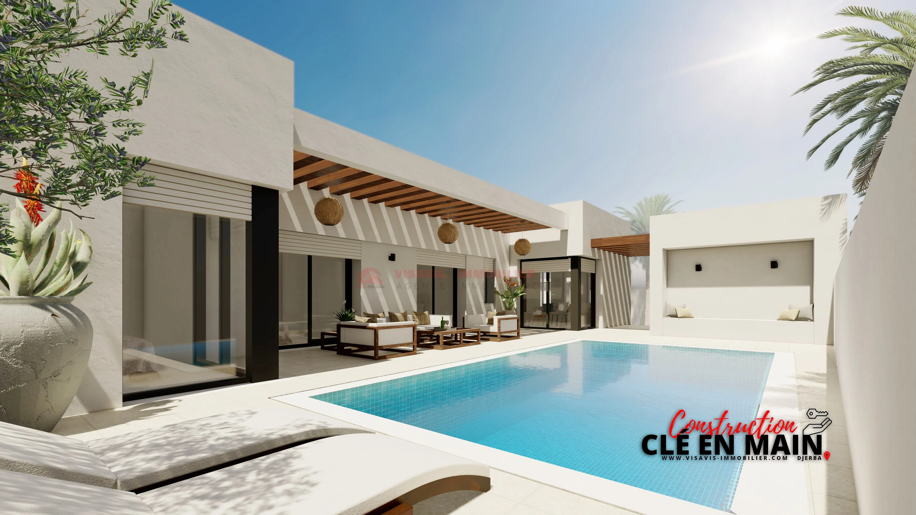  Maison arabesque RDC S+1 à vendre à Hammamet 51355351 