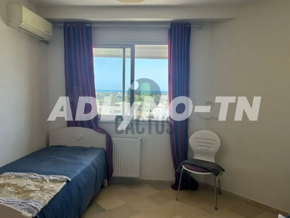 Location annuelle : S+2 vue sur mer à Cité el Wafa ,Afh mrezga à Nabeul - Photo 5