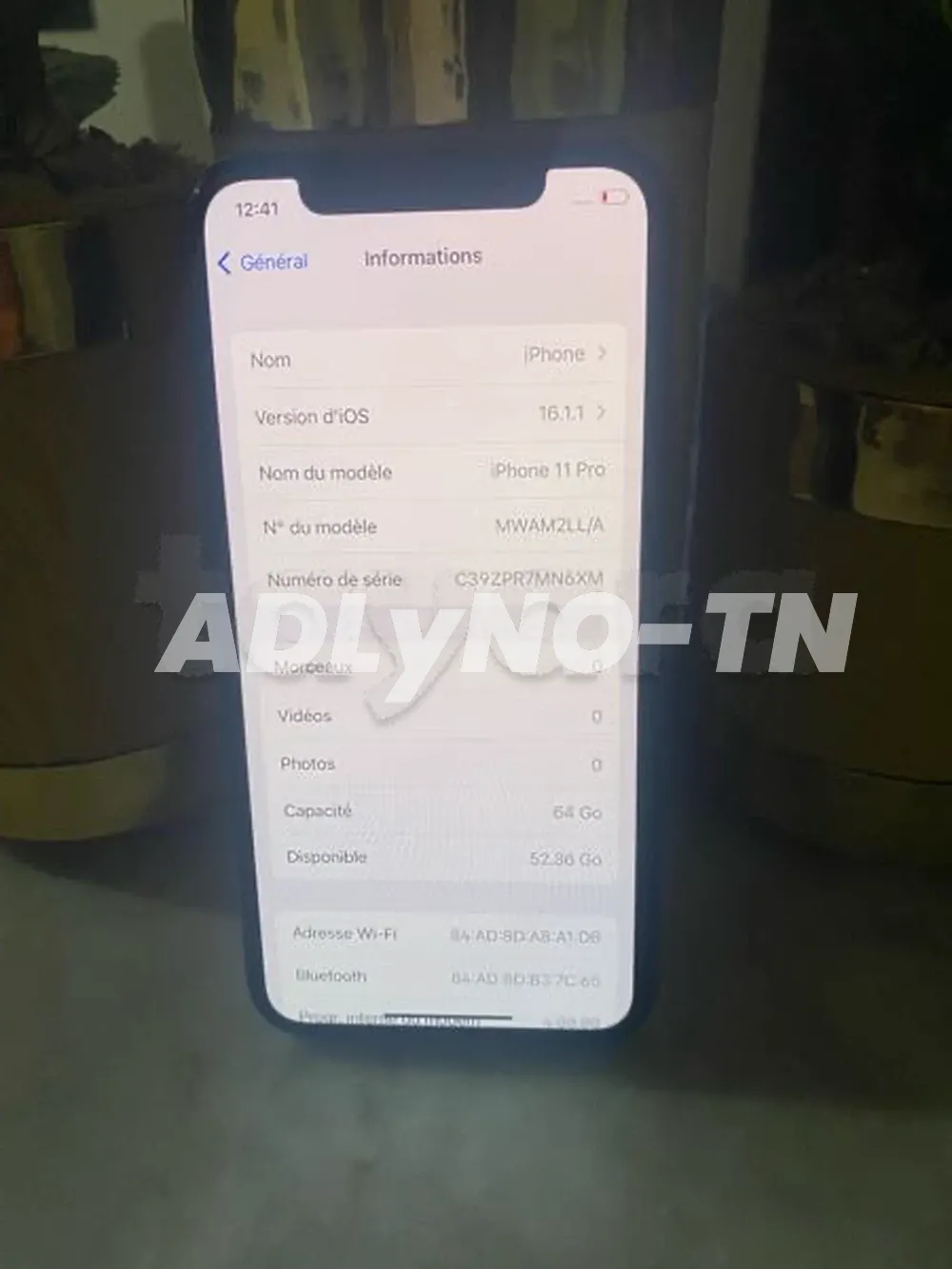 iPhone 11 Pro 64 gb batterie 96% à Tunis - Photo 3