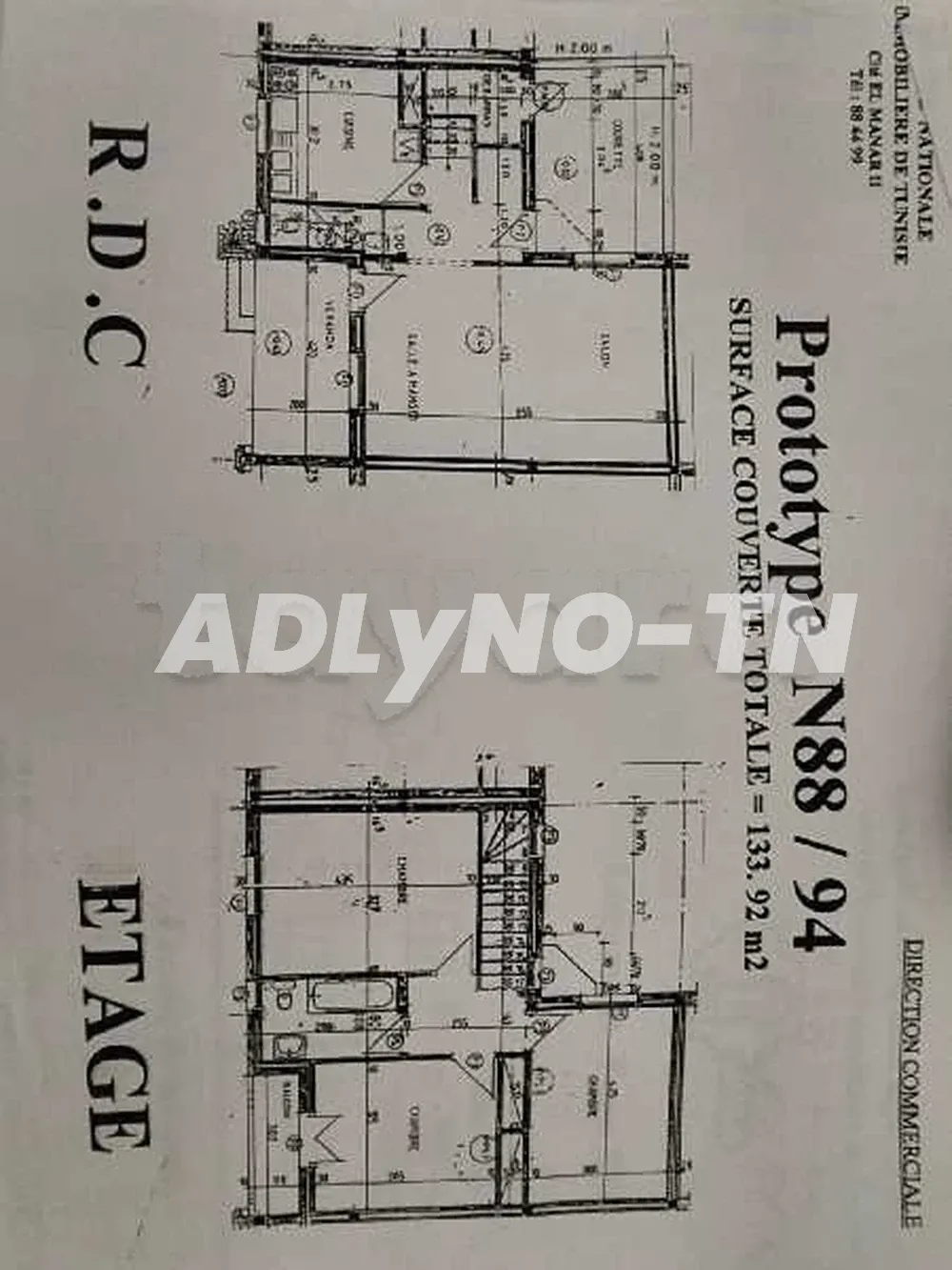 Villa s+4 deux étages jardin garage à Tunis - Photo 8