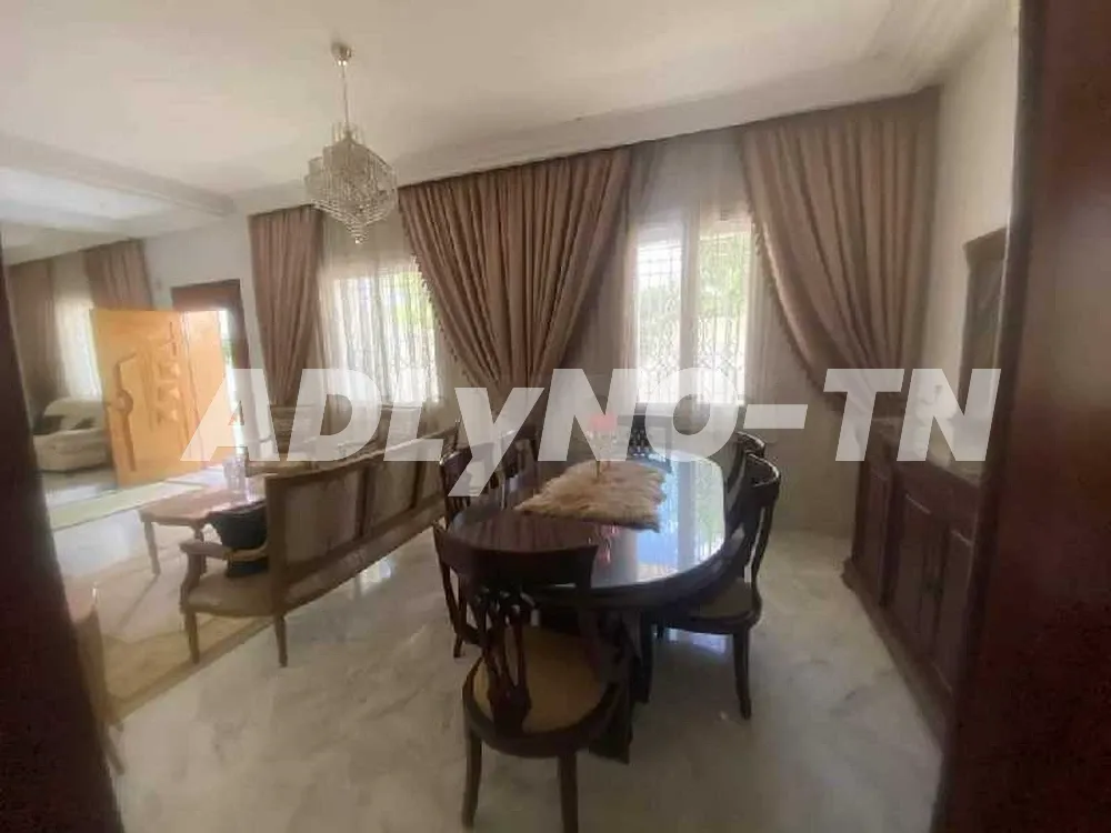 a louer rez-de-chaussée de villa s+4 meuble a France ville Omrane à Tunis - Photo 9