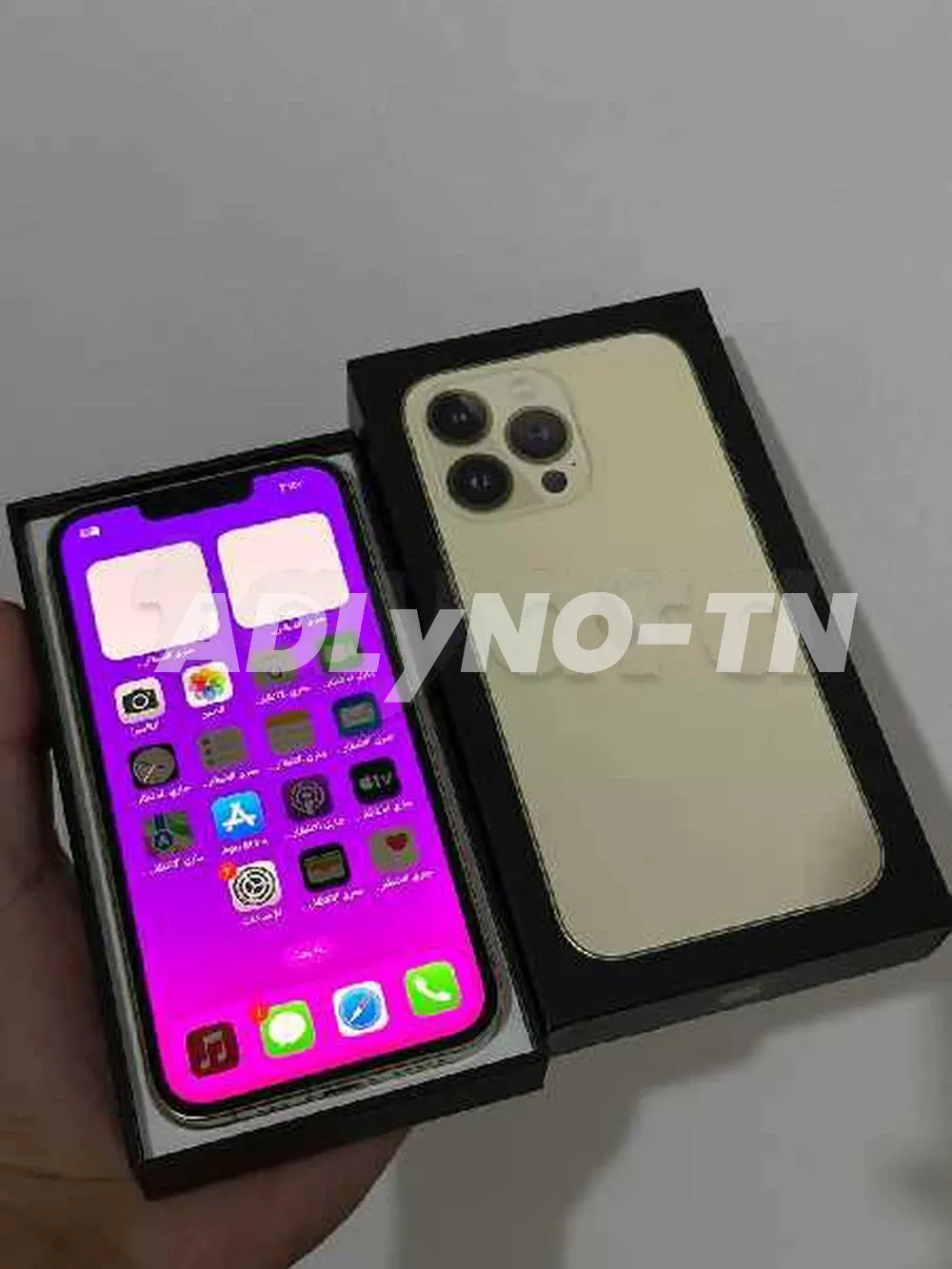 iPhone 13 Pro Gold 128Gb Batterie 84% Neuf Validé à Tunis - Photo 1