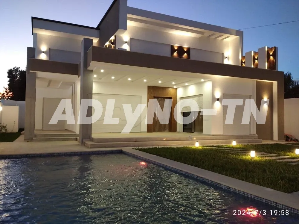 UNE BELLE VILLA S4 A VENDRE A HAMMAMET à Nabeul - Photo 4