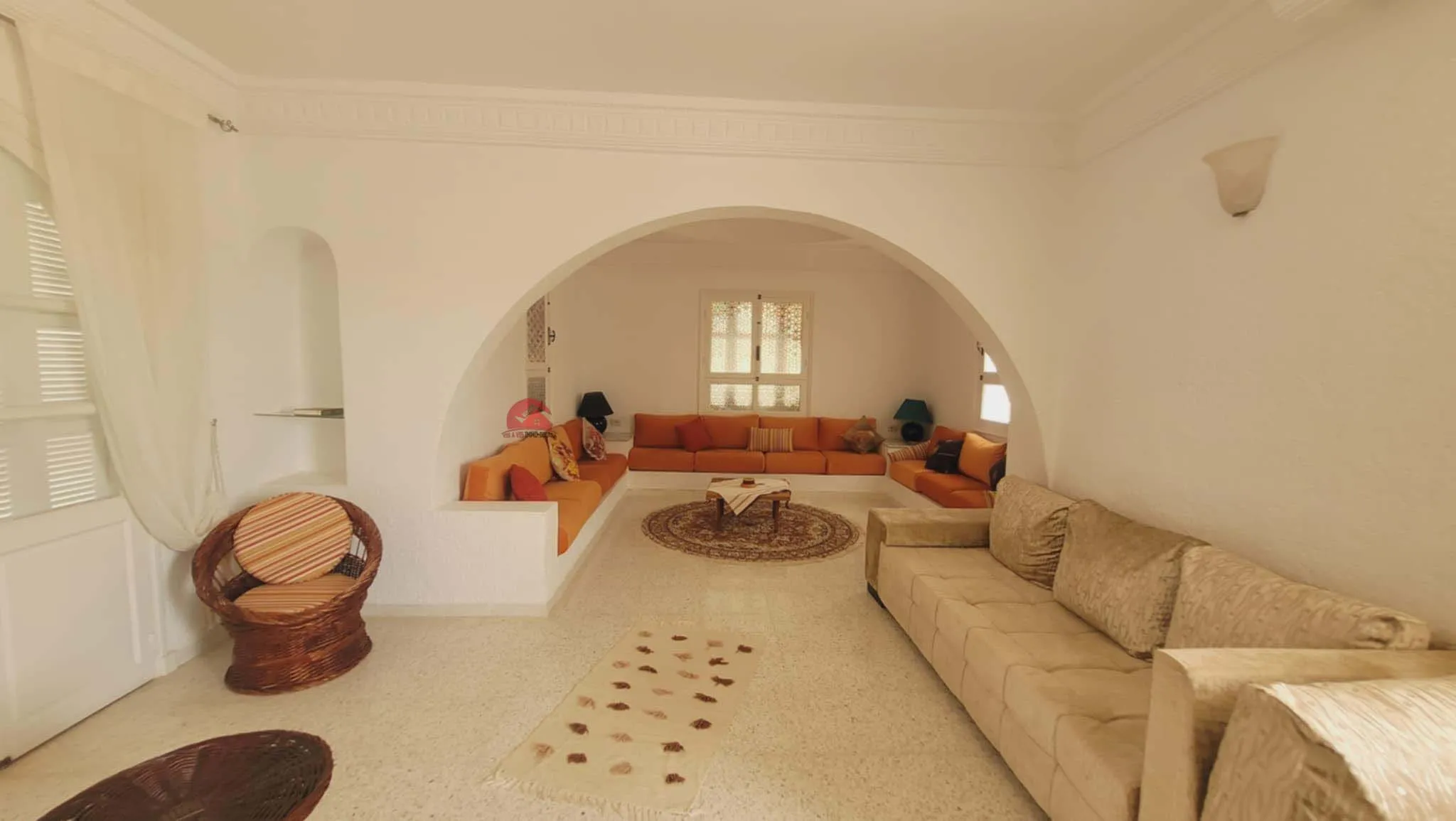 VILLA AVEC PISCINE EN ZONE TOURISTIQUE DJERBA-RÉF L758 à Medenine - Photo 2