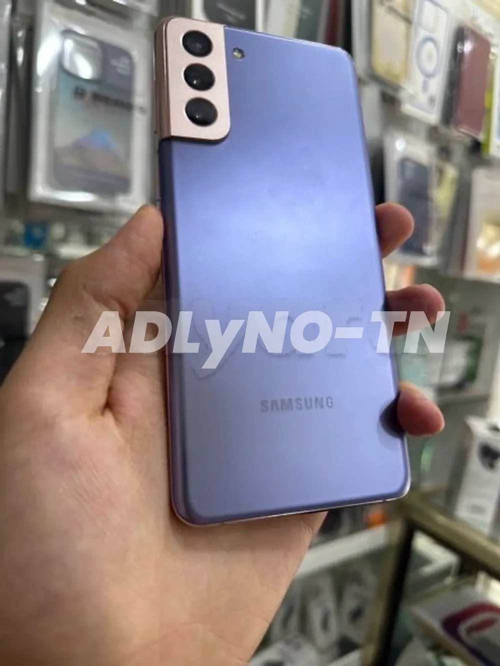 Samsung S21 Plus 5G 256/8g ram snapdragon état neuf aucune rayure jamais réparé tt en marche aucun défaut avec facture et garantie et câble prix 1290dt tel 20172643 à Tunis - Photo 1