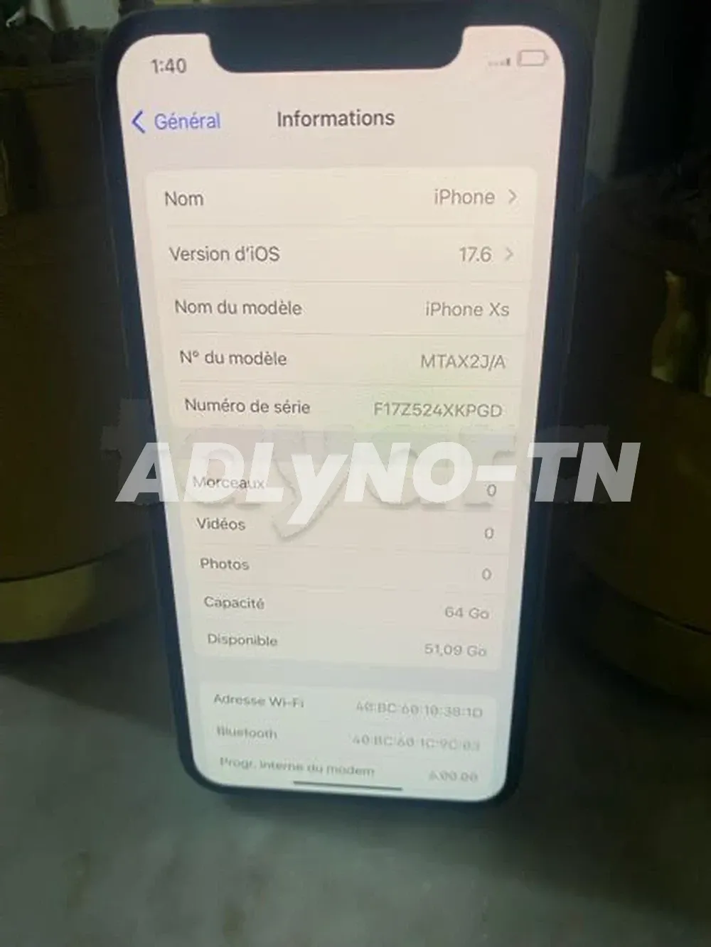 iPhone XS 64 gb à Tunis - Photo 5
