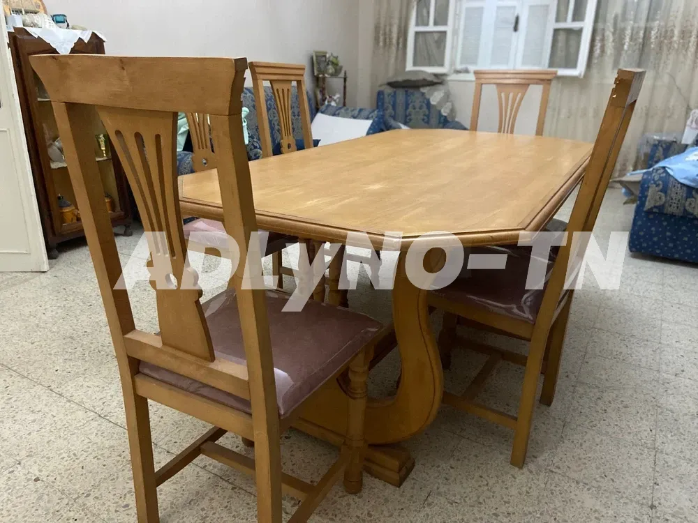 Table à Manger Avec 6 Chaises à Ben Arous - Photo 8
