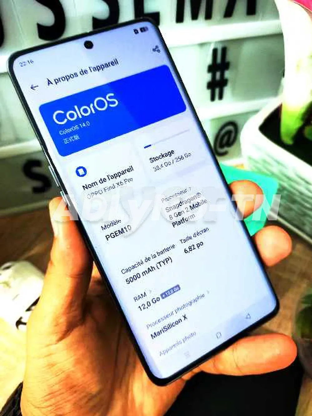 Oppo Find X6 pro 5G {12+12go/256}Snapdragon ?8 Gen 2 État Neuf ☎️?52687077☎️? à Tunis - Photo 3