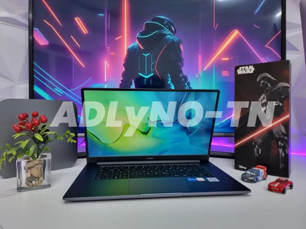 ? HUAWEI MateBook D15 ? Importé Jamais Servis ? Core i5 11ème Gén ? 8 Go RAM DDR4 3733 Mhz ? 256 Go SSD Nvme ? Intel Iris Xe Graphics ? 1490 DT ? à sousse - Photo 6