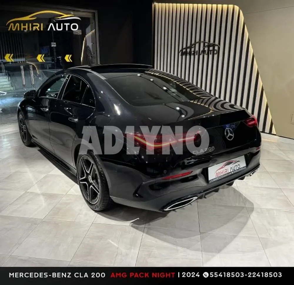 ? MERCEDES-BENZ CLA 200 AMG PACK NIGHT ? à Ariana - Photo 4
