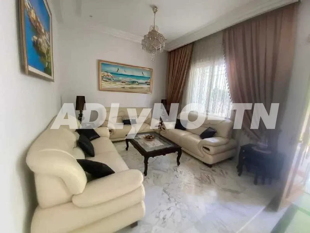 a louer rez-de-chaussée de villa s+4 meuble a France ville Omrane à Tunis - Photo 1