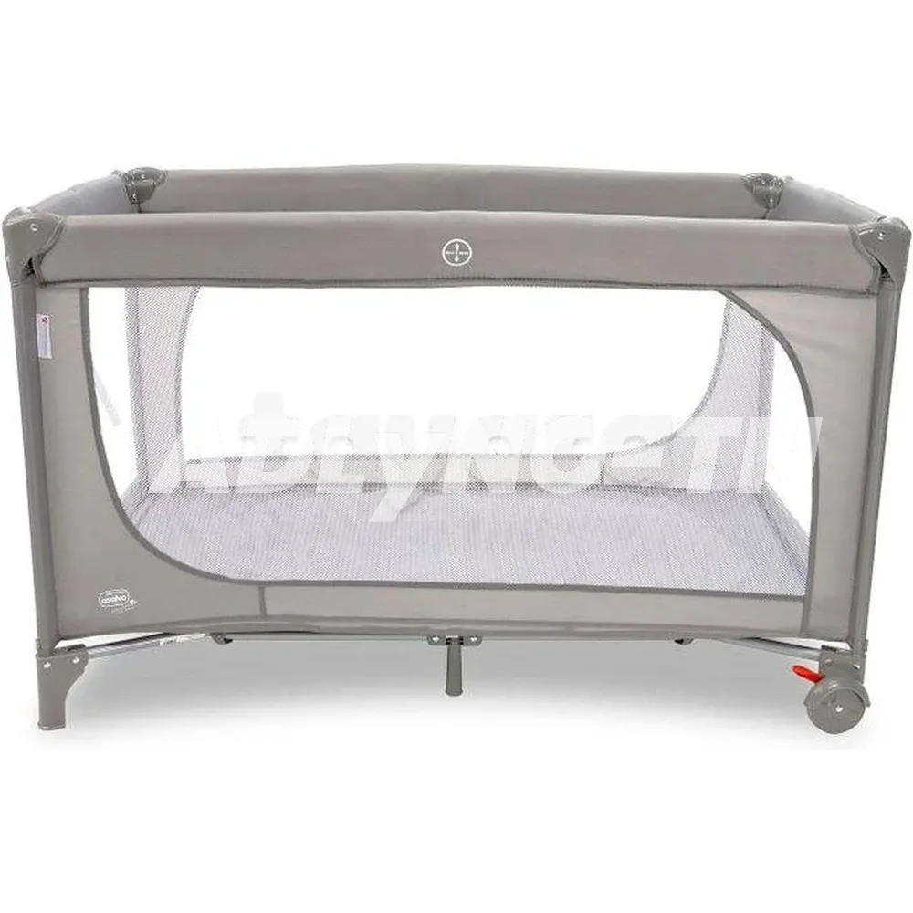 Parc Lit bébé de voyage Gris avec matelas à Ariana - Photo 1