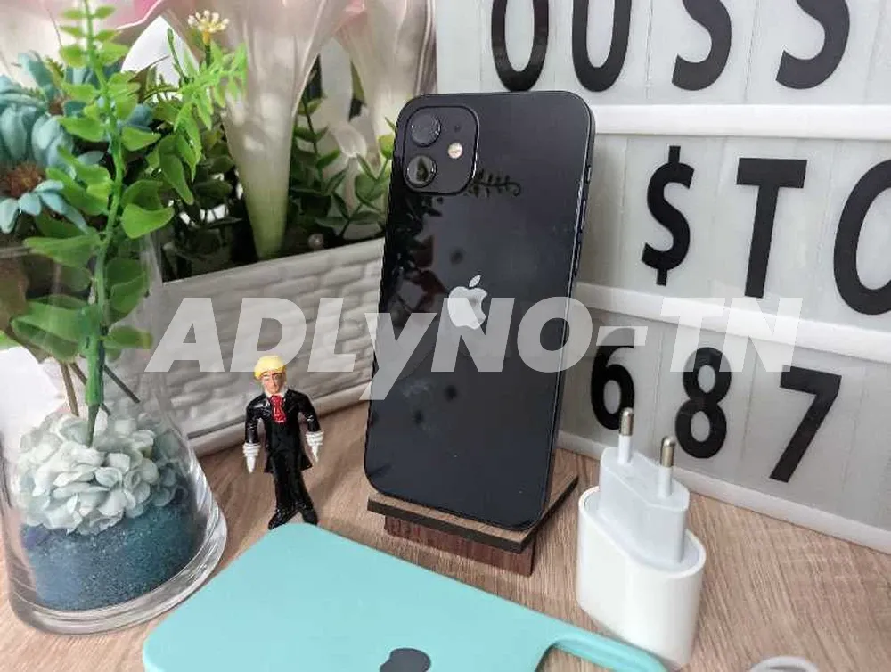 Iphone ?12 Noir 64Go Ètat neuf?Batterie 89%? ?☎️52687077☎️? à Tunis - Photo 2