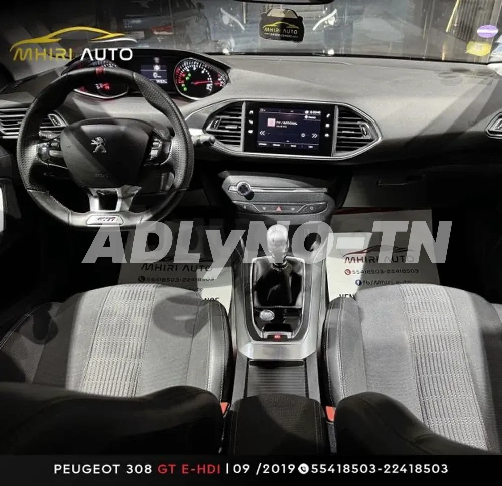 ?PEUGEOT 308 GT E-HDI ? à Ariana - Photo 7